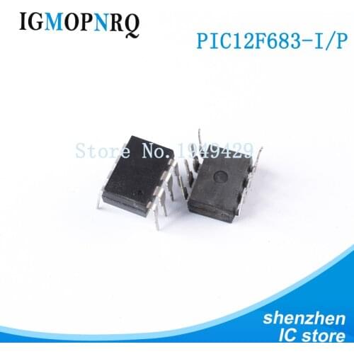 2pcs/lot 12F683 PIC12F683-I/P Microcontrollers 8 PIC microcontroller line DIP-8 new