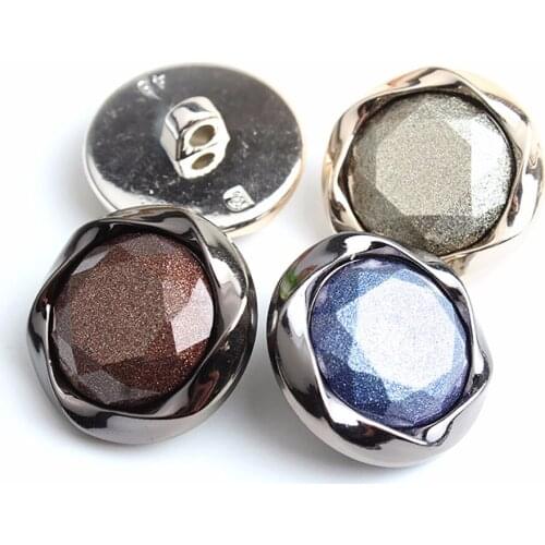 6pcs/lot 25mm Round Pear Shank Buttons for DIY Decoration Sewing Button Prom Dress, Blouse, Jacket, Crochet Clothing Craft Hot