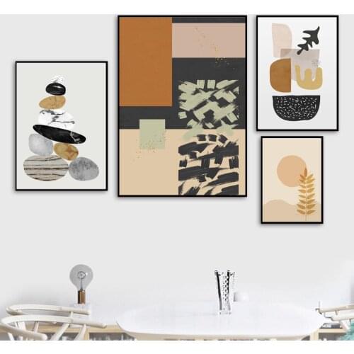 Abstract Creative Geometry Marble Figure Wall Art Canvas Painting Nordic Posters And Prints Wall Pictures For Living Room Decor