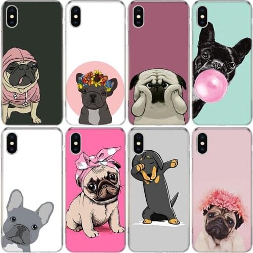 Cartoon puppy Phone Case For iphone 12 Mini 11 Pro XS MAX SE2020 8 7 6 6S Plus X 5 5S SE XR Cover Shell Coque