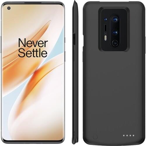 Ultra Silm Silicone Shockproof Power Case For Oneplus 8 Pro External Battery Charger Case Power bank For Oneplus 8 battery Cover