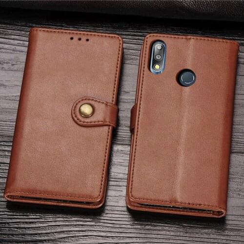 For ASUS ZenFone Max Pro M2 ZB631KL Cover Wallet PU Leather Phone Bag Case Simple Card Holders Shell Free Shipping