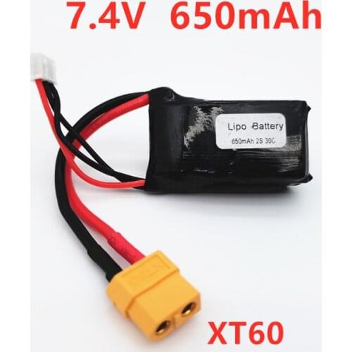 7.4V 900mAh Lipo Battery For RC toy Car Airplane Helicopter 2S Lithium battery 7.4 V 30C battery with JST/T/XT60 Plug