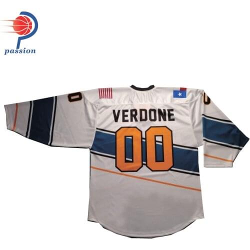 Sublimation Custom Design Ice Hockey Jersey with Quick Drying
