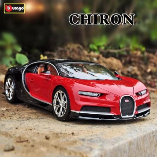 Bburago 1:18 Bugatti chiron car alloy car model simulation car decoration collection gift toy Die casting model boy toy