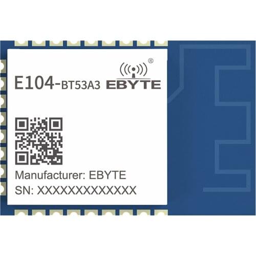 20PCS EFR32BG22 6dBm Wireless BT5.2 Blue-tooth Module CDEBYTE E104-BT53A3 120m SMD PCB RF Interface 2.4GHz Frequency Band IoT