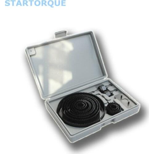 STARTORQUE 16PC/Set Hole Saw Kits Metal Circle Cutter Round Drill Wood Working