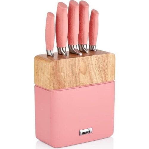 N2589 Sweet Plus 5 li Knife Set-pink