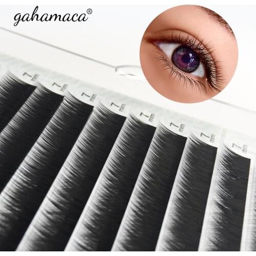 GAHAMACA Bottom Eyelash Extensions Lower Under Lashes 5mm 6mm 7mm Short Eyelash Eyebrow Extensions Makeup Tool