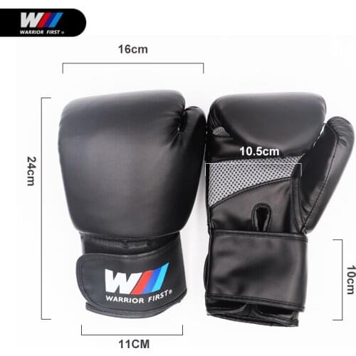 New Grappling MMA Gloves PU Punching Bag Boxing Gloves Black Karate Muay Thai Guantes De Boxeo Free Fight Sanda Training Mitts