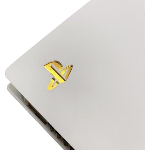Custom Decal Skins For PS5 Logo Underlay Sticker For PlayStation 5 Console - 7 Colors & Classic Retro Styles