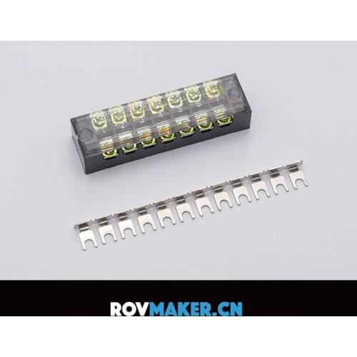 ROV fixed Terminal Blocks 15A Detachable 7-Bit Terminals Sealed Cabin 600V Spare Parts for RC Boat ROV AUV Remote Robot Model