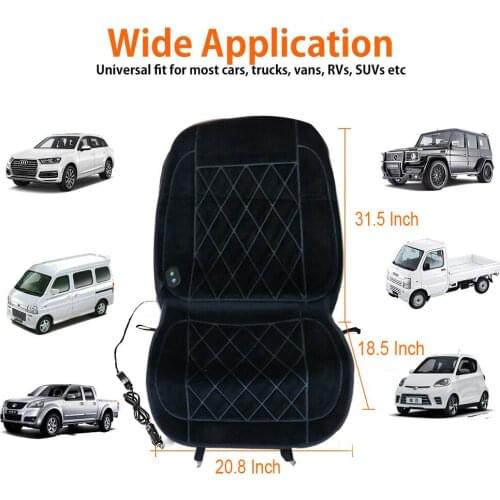TTBB-AUTOPARTS Universal Car Seat Heater 12V Heated Car Seat Cover Heated Pad 24V Truck Winter Warmer Heating Cushion Long Cable