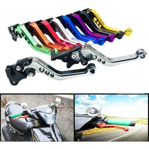 2pcs Universal Motorcycle Brake Lever Clutch Control Lever Brake Handle Adjustable for Z900 Tenere700 Pcx Ktm 390 Adventure