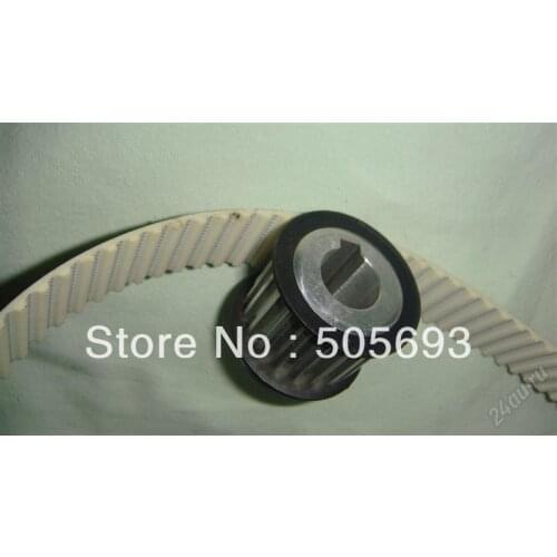 5M timing pulley with 20mm width 24teeth and 96teeth and timing belt 300mm and 635mm length