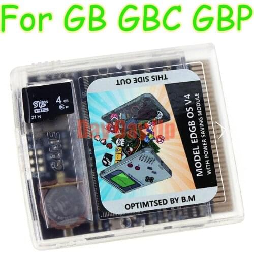 1set DIY China Version EDGB Remix Game card for GB GBC GBP Game Console Game Cartridge Install 2700 games with 4g memory card