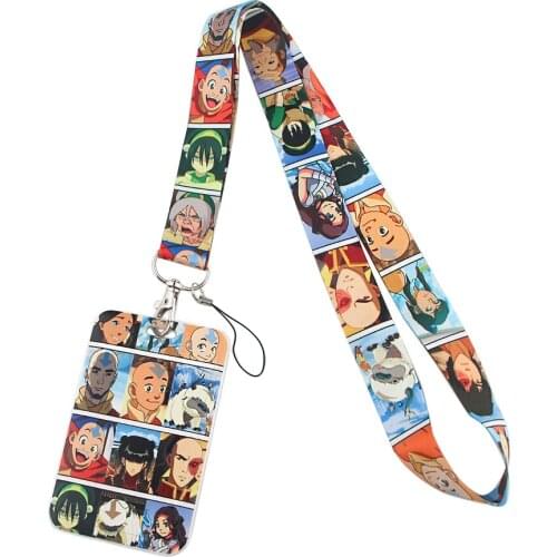 1pc ZF2481 Cartoon Boy Magic Story Anime Lover KeyChain Lanyard Neck Strap For Subway Access Card ID Badge Holder DIY Hang Rope
