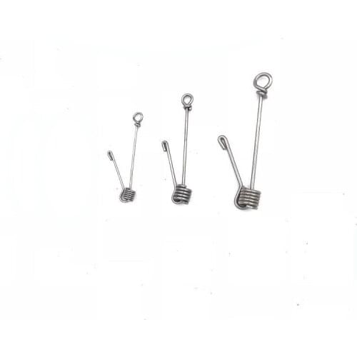 100pcs Parrot Bird Leg Buckle Stainless Steel Opening Ring Outdoor Activity Anklet Ring