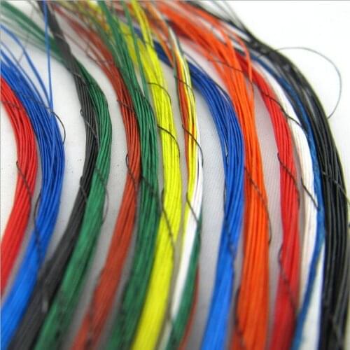 Rainbow Heart headphone cable Upgrading an outer diameter of 0.38mm line Effectively improve the overall quality 1.3m*12pcs