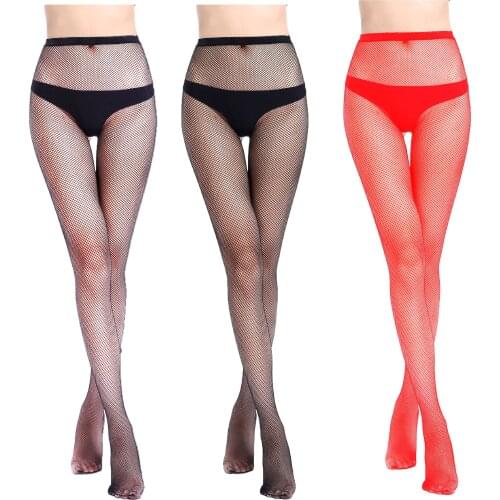 Plus size fishnet pantyhose Lingerie Fashion sexy tights elastic stocking women lady erotic stockings mesh stockings GA029