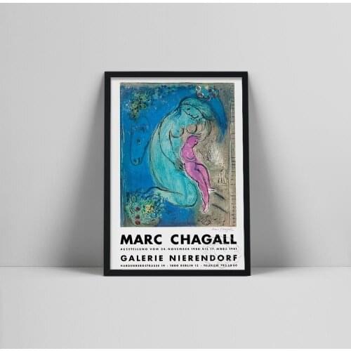 Modular Pictures Marc Chagall Canvas Wall Art Surrealism Painting Printed Famous Poster Home Decoration Nordic Living Room Frame