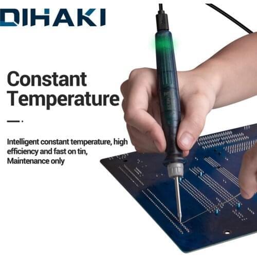 USB Soldering Iron Pen Soldering Kit 5V 8W Mini Tip Button Switch Electric Powered Soldering Station Welding Equipment Tools