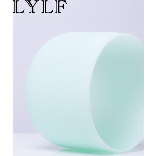 12 Inch Mint Green Color C D E F G A B Meditation Frosted Quartz Crystal Singing Bowl