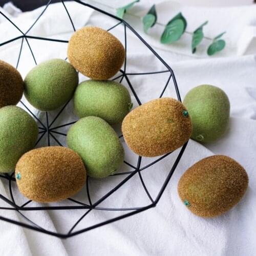 Festive Party Supplies Artificial Decorations Fruits Foam Simulated Kiwi Fruit Model Home Photography Prop 6pc/lot