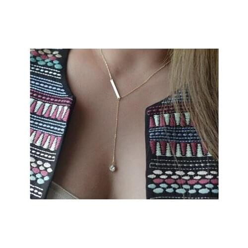 Ahmed Jewelry 2015 New Alloy Crystal Pendants Necklace Chain Wedding Event Jewelry multi layer statement necklace Woman 02