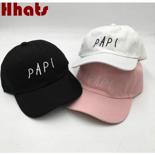 The rapper baseball hat cap hip hop snapback trucker bone embroidery PAPI dad hat women men sport male cap K pop