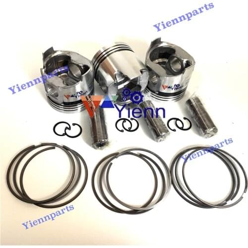 For Iseki T9510 Piston With Ring Set 5-12111-013-0 5-12111-743-0 1-12111-745-0 SBR JBR FBR YBR For Isuzu 6BB1 Truck Engine