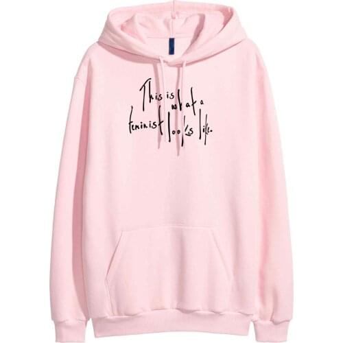 This Is What A Feminist Looks Like Harajuku Casual Woman Pullover Hoodies for Women 2019 Spring Winter Sweatshirt