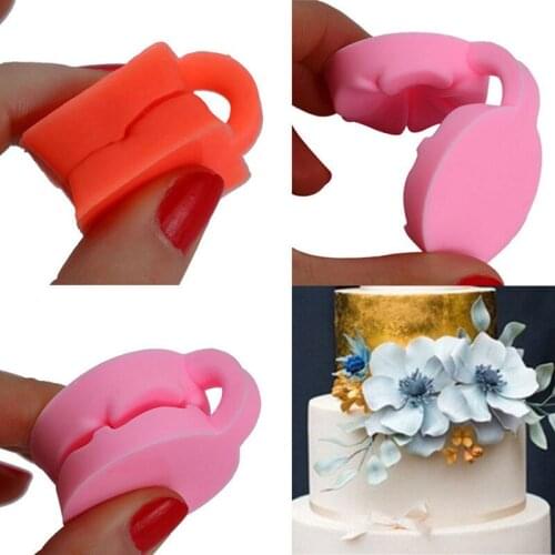 US STOCK Cute 3D Rose Flower Fondant Cake Chocolate Sugarcraft Mold Cutter Silicone Tools