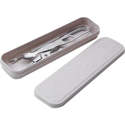 Crab Lobster Crayfish Crackers Picks Spoons With Box Big Crab Peel Shrimp Seafood Tool Clamp Pliers Clip Pick-3Pcs Standard