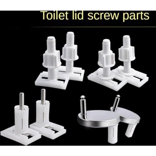Toilet Seat Hinges Mountings Closestool Bolt Anchoring Screw Universal Toilet Replacement Accessories Bathroom Fixture Fittings