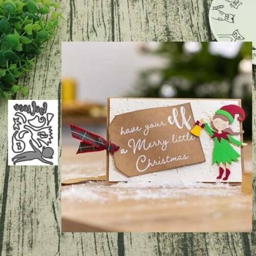 Girl believe metal cutting dies cut die mold decoration Scrapbooking Embossing paper craft mould punch stencils