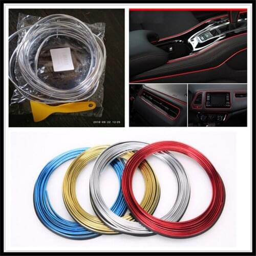 Car interior Decoration thread sticker Insert Air Outlet Strip Accessories for BMW E34 F10 F20 E92 E38 E91 E53 E70 X5 M M3
