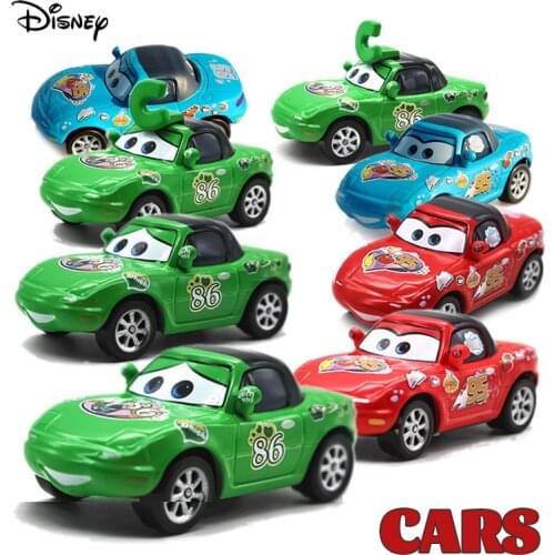 New Disney Pixar Car 2 3 Lightning McQueen Series Racing Car 1:64 Diecast Metal Alloy Vehicle Model Children Toys Birthday Gift