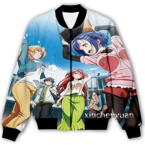 Xinchenyuan New Men/Women 3D Printed Anime Bokutachi no Remake Casual Jacket Fashion Streetwear Sporting Jacket & Coat Q38