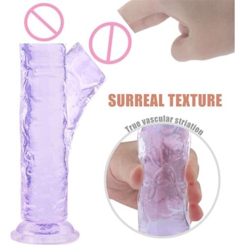 Huge Big Dick Toys for Adults 18 Skin Feeling Realistic Jelly Dildo Stimulation Artificial Penis for Women Masturbation Goods BB