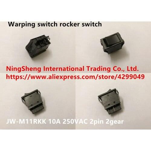 Original new 100% warping switch rocker switch JW-M11RKK 10A 250VAC 2pin 2gear