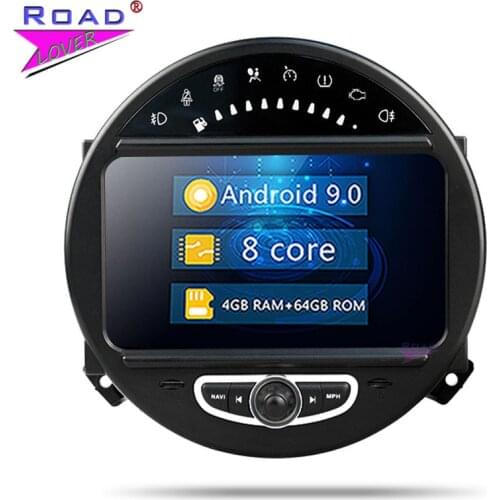Roadlover Android 9.0 Car Multimedia Radio For BMW Mini 2006-2013 Stereo GPS Navigation Double Din Automagnitol Octa Core Video