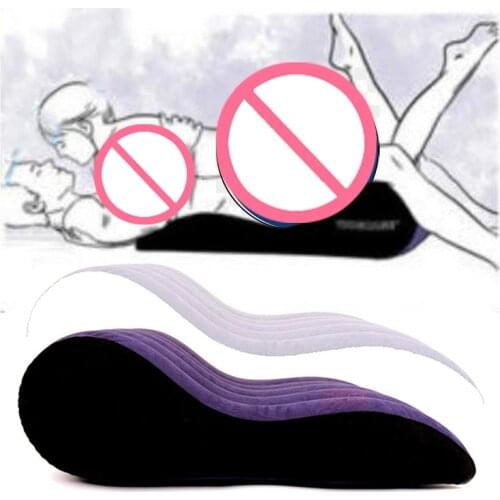 TOUGHAGE Sex Sofa Inflatable Bed Wedge Sexy Pillow Inflatable Chair Love Position Cushion Couple Sex Equipment Erotic Furnitures