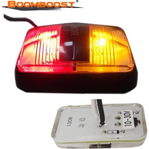 Bright Red And Yellow LED Truck Light Piranha Side 10-30V Buses 1.2W Car Turn Wide Voltage