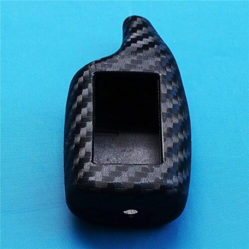1pc Carbon Fiber Silicone Car Key Case Protect Cover for Scher Khan Scherkhan Magicar THOR 5 6 M5 2 Way LCD Sensor Keys Shell