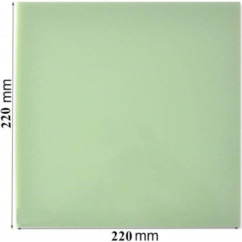 220x220x3mm Polypropyiene Build Plates for 3D Printers MK2/MK2A/MK3, Anet A8, A6, Prusa i3 , Wanahao ,Creality