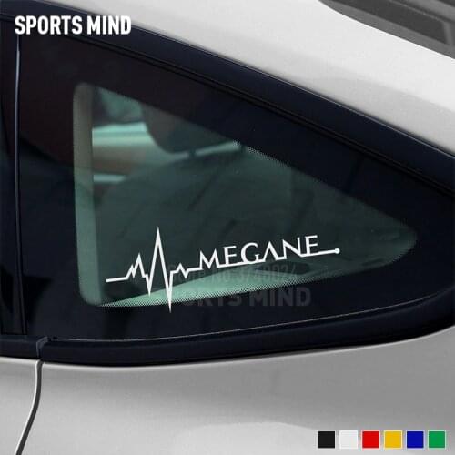3 Pairs Vinyl Body Window Tail Car Sticker Decal For Renault Megane 3 ii i 4 GT Line Trophy Accessories Car Styling Automobiles