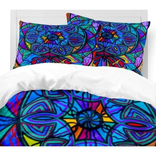 3D Anime cartoon Printed Pillowcases Bedding Set Queen King Size Dropshipping Boy gift Bohemian Blue style NO11
