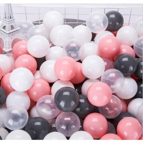 7cm Baby Mix Color Plastic Pit Balls 100pcs Safe Kids Pastel Multi Colorful Combination Mixed Play Ball Pack Pool Soft Toy Gift