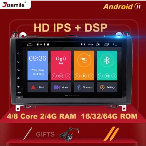 AutoRadio 2 Din Android 11 Car Multimedia Player For Mercedes Sprinter Benz B200 Vito W639 Viano B Class W169 W245 W209 GPS Navi